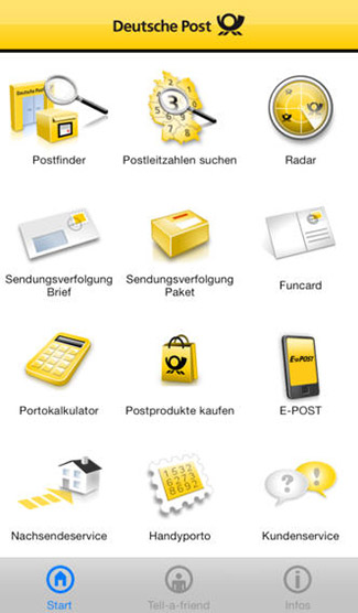 deutsche post mobile app