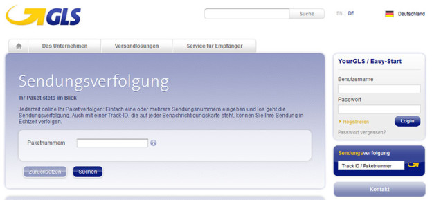 GLS Tracking ️ Jetzt Sendungsverfolgung | PAKET.net