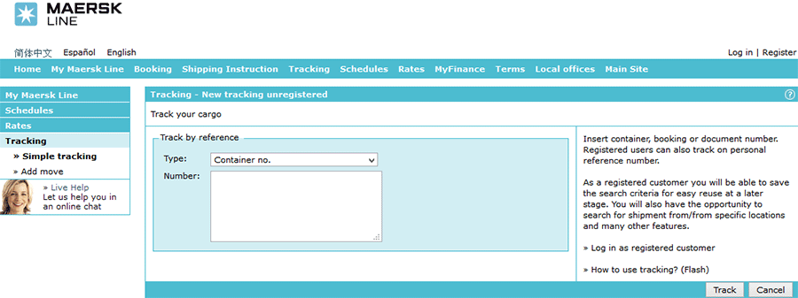 maersk line tracking